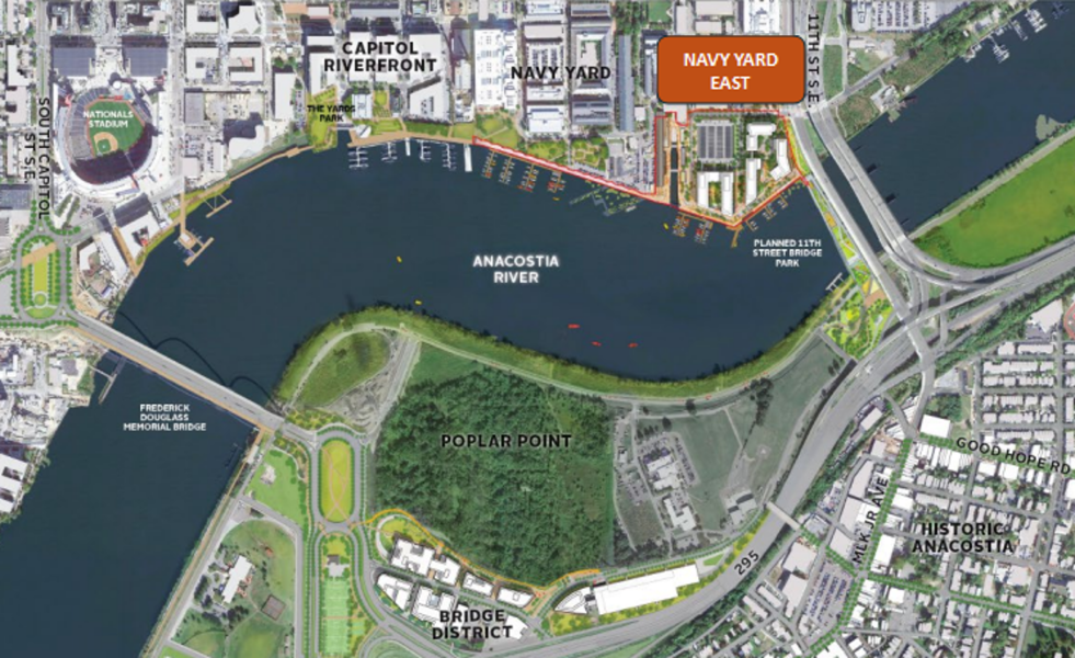 Navy Yard East Site Map