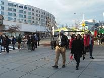Image of people walking in Tenleytown Image of people walking in Tenleytown