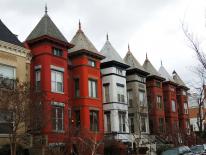 Photo of historic row houses in DC